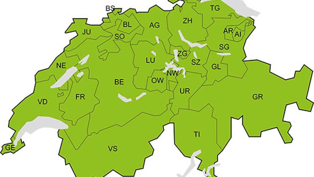Carte synoptique planification directrice des cantons